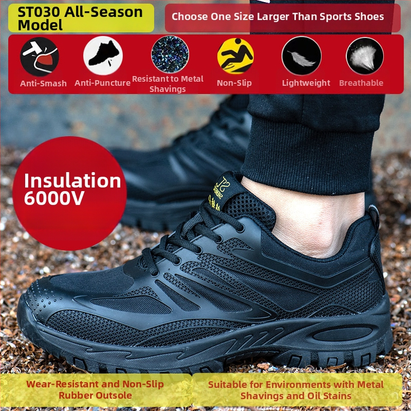 Pánske bezpečnostné pracovné topánky, izolované, s ochranou proti nárazu a prepichnutiu, protišmykové, odolné voči opotrebeniu, s plastovo-ocelovým špičkou
