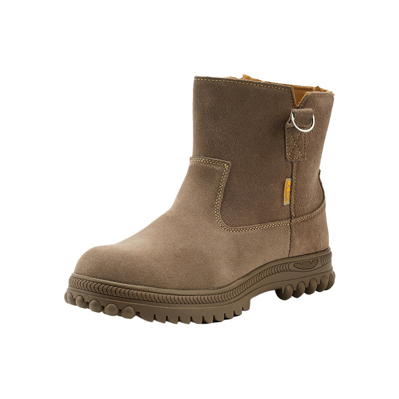 Zimske zaštitne cipele od vunenog materijala s zaštitom protiv sabijanja i probijanja, protuklizne i tople (visoki gornji dio, plastično-čelični vrh)