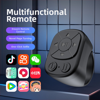 Ασύρματο δαχτυλίδι για selfies με Bluetooth τηλεχειριστήριο, μοντέλο J06, ABS περίβλημα, μπαταρία 50 mAh, εμβέλεια έως 10 m, USB διεπαφή