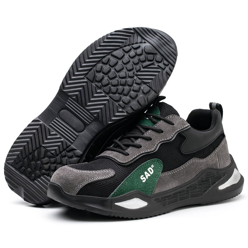 Безопасни обувки за работа със защита срещу удари и пробив, стоманено носче, EVA горна част, нисък профил, дишащи