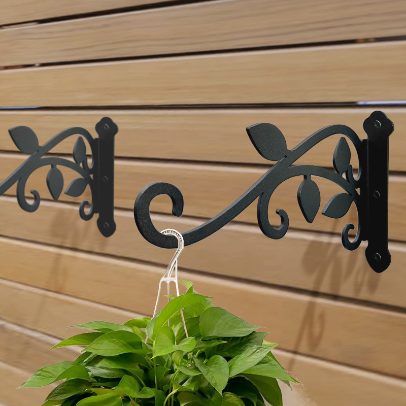 Suport suspendat pentru plante, oțel laminat la rece, rezistent la intemperii pentru exterior (Material: oțel laminat la rece; Destinație: suport de agățat plante; Greutate: 260 g; Importat: Nu)