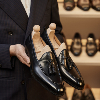 Mocasini bărbați cu ciucuri, stil britanic vintage, piele de vițel, talpă din cauciuc, slip-on, vârf ascuțit