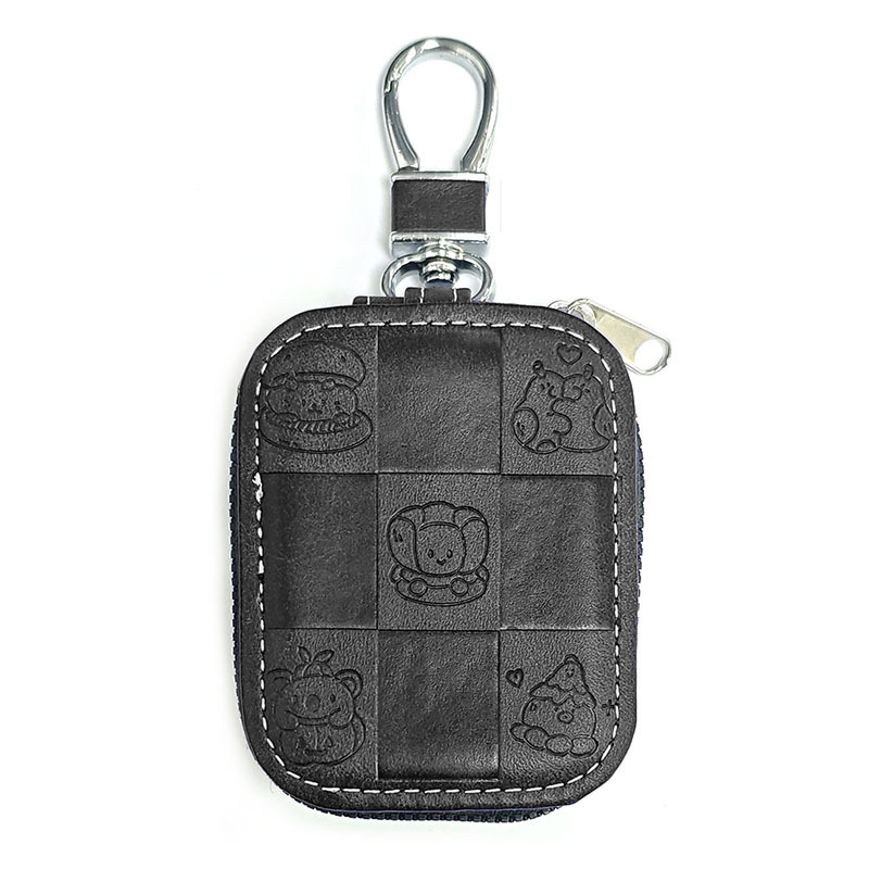 Husă de protecție AirPods Pro cu design gravat drăguț, din piele sintetică, husă rigidă, lucrată manual, universală