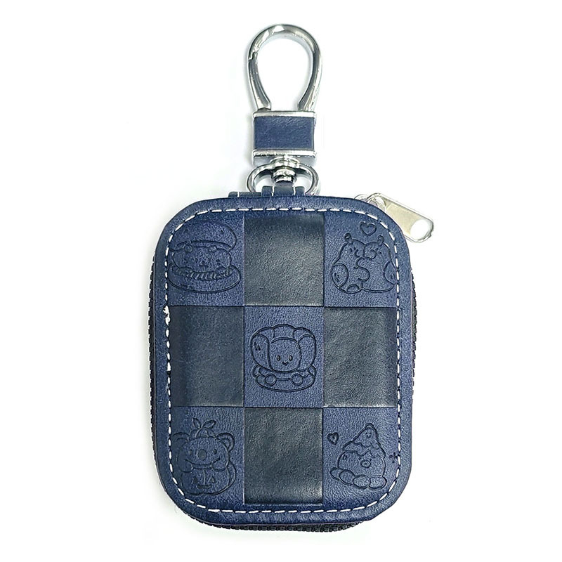 Husă de protecție AirPods Pro cu design gravat drăguț, din piele sintetică, husă rigidă, lucrată manual, universală