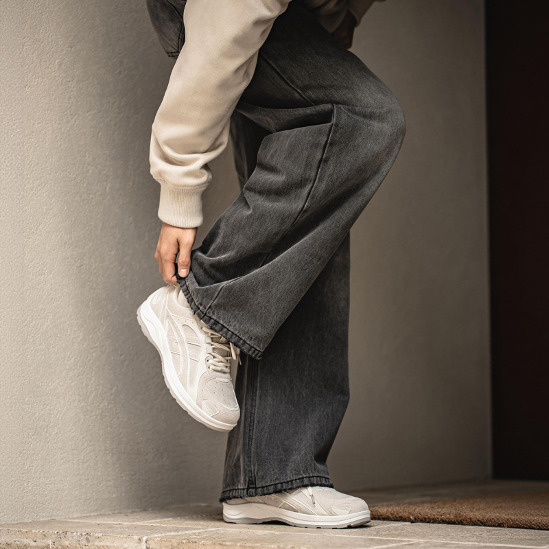 Pantofi sport retro pentru bărbați MRA – Primăvara 2026, ușori, respirabili, outdoor casual, șireturi, talpă din cauciuc