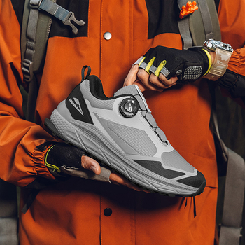 Pantofi de drumeție unisex - respiranti, antiaderenți, partea superioară poliester+TPU, înălțime medie a gleznei 3-5 cm