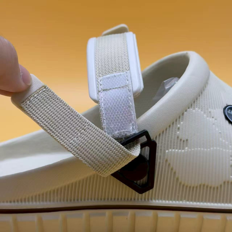 Slingback sandale s podesivim stražnjim remenom i ukrasom kopče, za sve sezone, duljina vezice 20, šifra proizvoda 3227-2