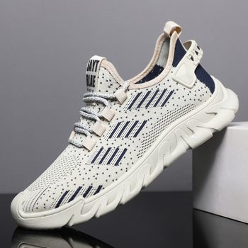 Platformske cipele s denim gornjim dijelom, okrugli vrh, prugasti uzorak, PVC potplat