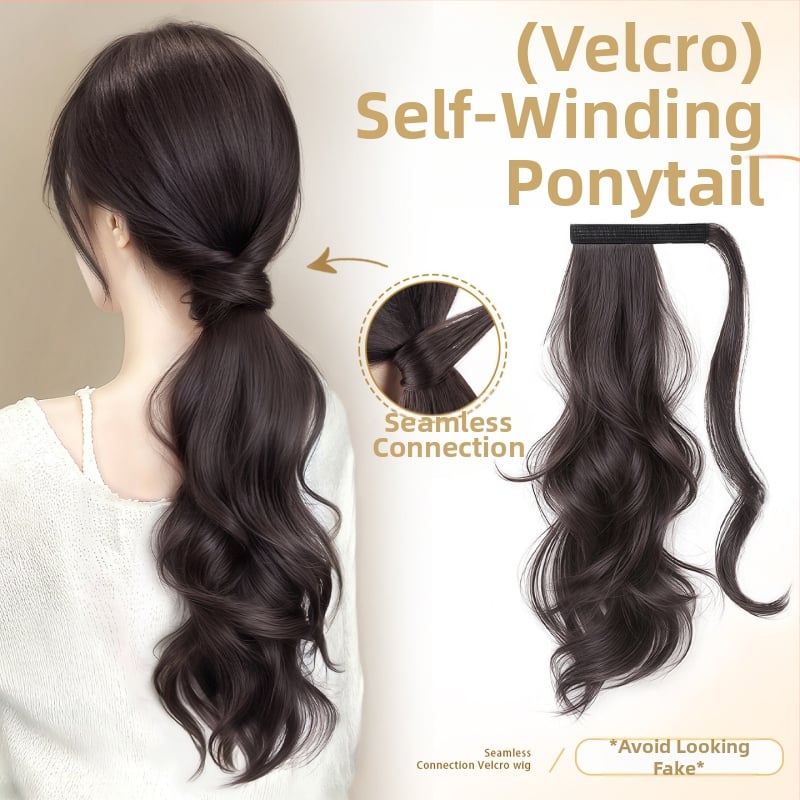 Peruka s kopčom za pričvršćivanje, kovrčava kosa, vlakna visoke temperature svile, mehanička obrada