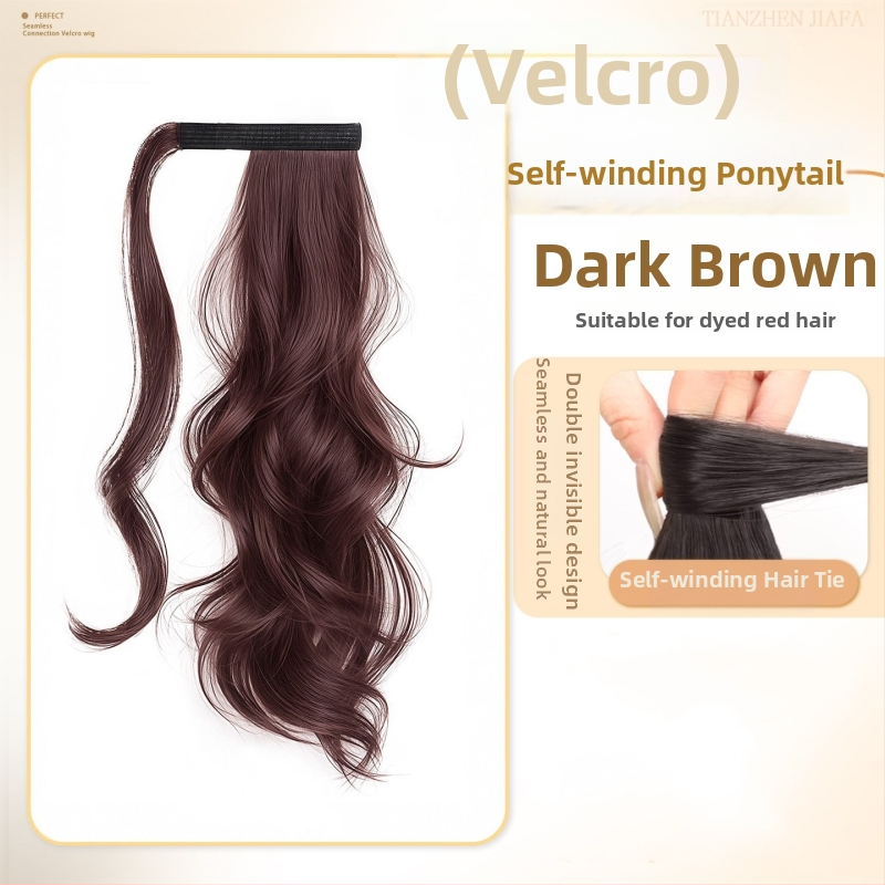 Peruka s kopčom za pričvršćivanje, kovrčava kosa, vlakna visoke temperature svile, mehanička obrada