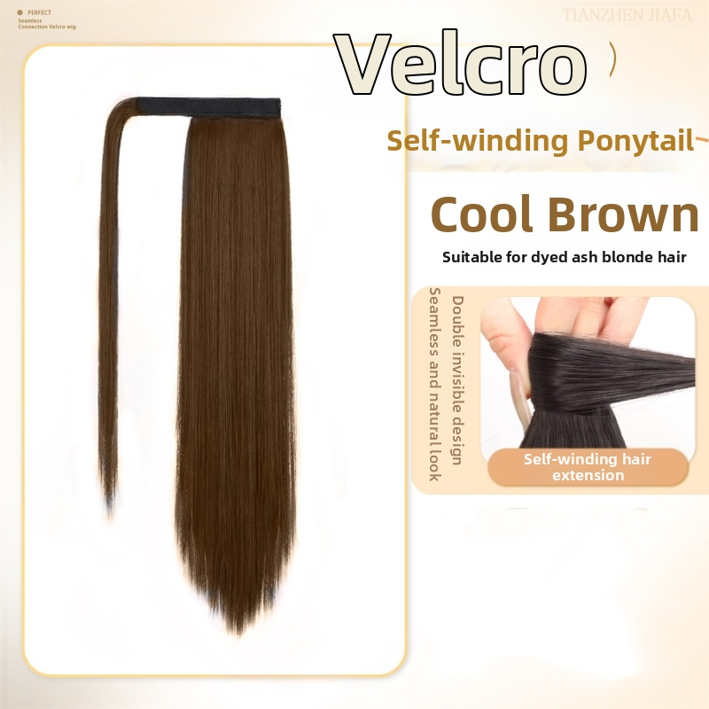 Peruka s kopčom za pričvršćivanje, kovrčava kosa, vlakna visoke temperature svile, mehanička obrada