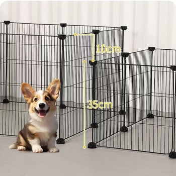 Metalna DIY mrežasta ograda za kućne ljubimce — za hamster, činčilu, zeca i vevericu; korištenje kroz četiri sezone; Pleasant Pet