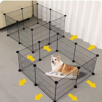 Metalna DIY mrežasta ograda za kućne ljubimce — za hamster, činčilu, zeca i vevericu; korištenje kroz četiri sezone; Pleasant Pet