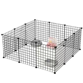 Metalna DIY mrežasta ograda za kućne ljubimce — za hamster, činčilu, zeca i vevericu; korištenje kroz četiri sezone; Pleasant Pet
