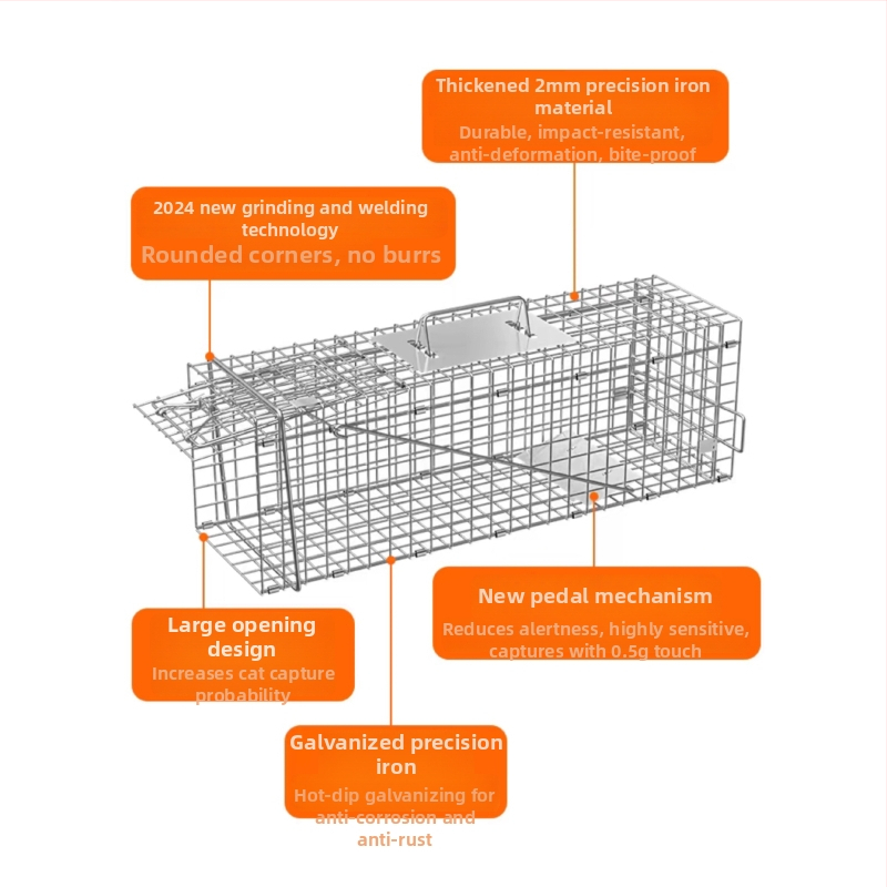 Παγίδα γάτας από σίδηρο – για γάτες, κλουβί κατοικίδιων