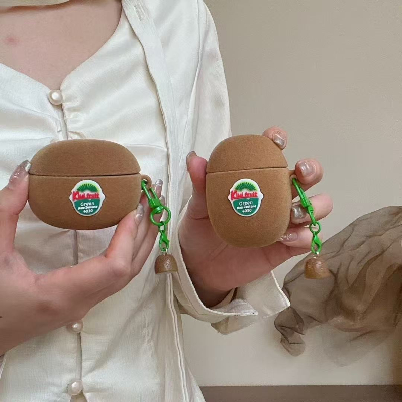 Husă de protecție Kiwi Clip pentru Huawei FreeBuds 5i/6i și FreeBuds Pro 4 – TPU, Finisaj mat, Realizată manual, Stil desen animat, Compatibil Huawei