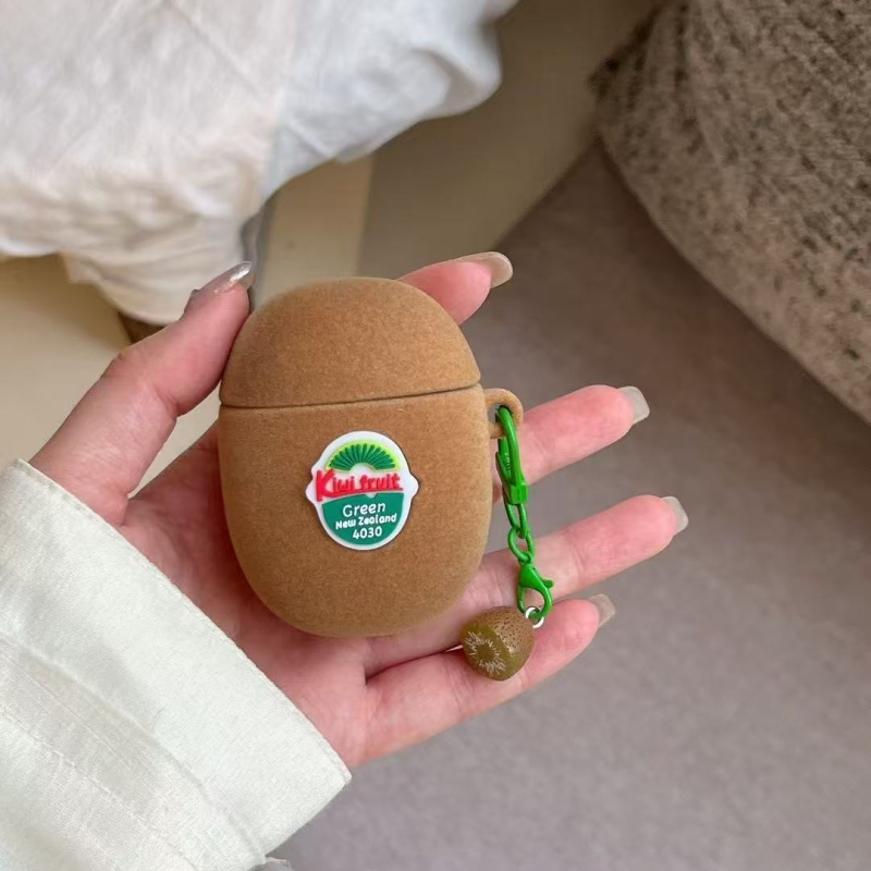 Husă de protecție Kiwi Clip pentru Huawei FreeBuds 5i/6i și FreeBuds Pro 4 – TPU, Finisaj mat, Realizată manual, Stil desen animat, Compatibil Huawei