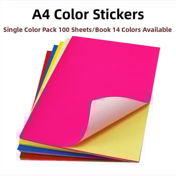 Samoljepljive etikete s ljepilom na bakrenom pločatu, debljina 0,04 mm, sustav ljepila Hot Sol, glatka površina, pogodne za odjeću, dućane i elektroniku