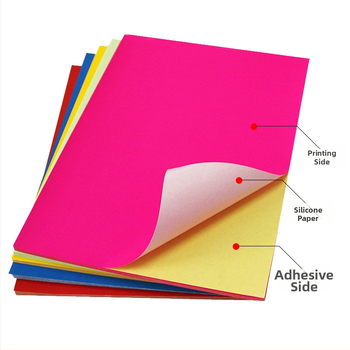 Samoljepljive etikete s ljepilom na bakrenom pločatu, debljina 0,04 mm, sustav ljepila Hot Sol, glatka površina, pogodne za odjeću, dućane i elektroniku