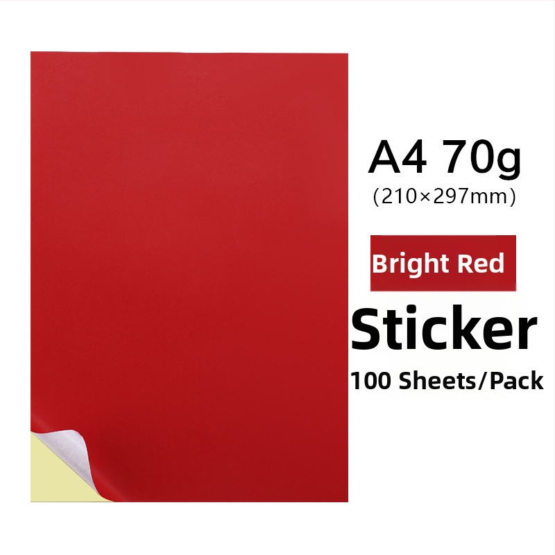 Samoljepljive etikete s ljepilom na bakrenom pločatu, debljina 0,04 mm, sustav ljepila Hot Sol, glatka površina, pogodne za odjeću, dućane i elektroniku