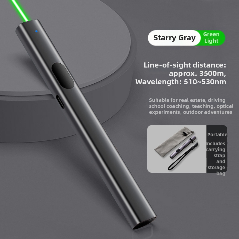 Zhizhan Laser Pointer visoke snage, metalno tijelo, jednopunktni laser, za konferencije