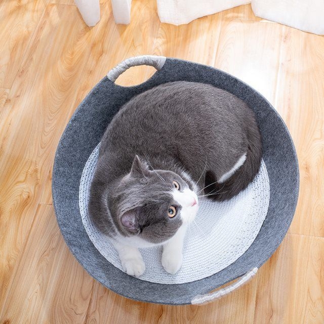 Cuib pentru pisici din felt Hongtong felt