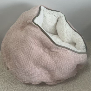 Cușă pentru pisică HR07 - din țesături, respirabilă pe patru sezoane, durabilă, fund plușat