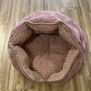 Cușă pentru pisică HR07 - din țesături, respirabilă pe patru sezoane, durabilă, fund plușat