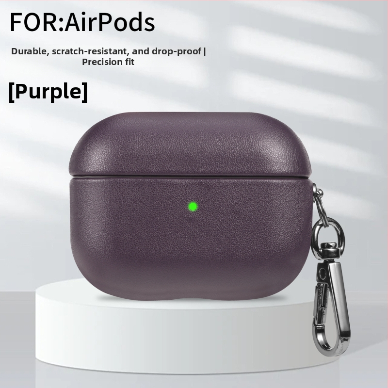 Kućište AirPods Pro, umjetna koža, mat završni sloj, holster stil, kompatibilno s AirPods Pro 3. generacije i 2./3. generacije