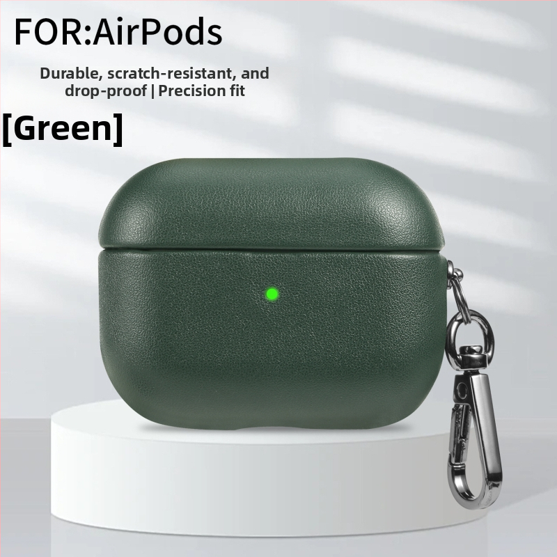 Kućište AirPods Pro, umjetna koža, mat završni sloj, holster stil, kompatibilno s AirPods Pro 3. generacije i 2./3. generacije