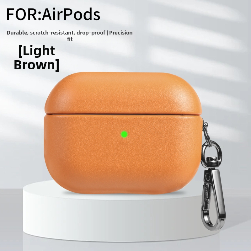 Kućište AirPods Pro, umjetna koža, mat završni sloj, holster stil, kompatibilno s AirPods Pro 3. generacije i 2./3. generacije