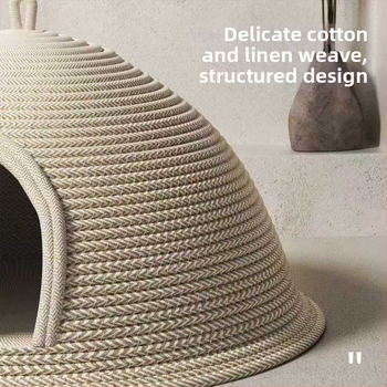 Φωλιά γάτας από ρατάν, για εσωτερική χρήση, κατάλληλη για όλες τις εποχές