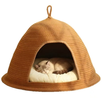 Φωλιά γάτας από ρατάν, για εσωτερική χρήση, κατάλληλη για όλες τις εποχές