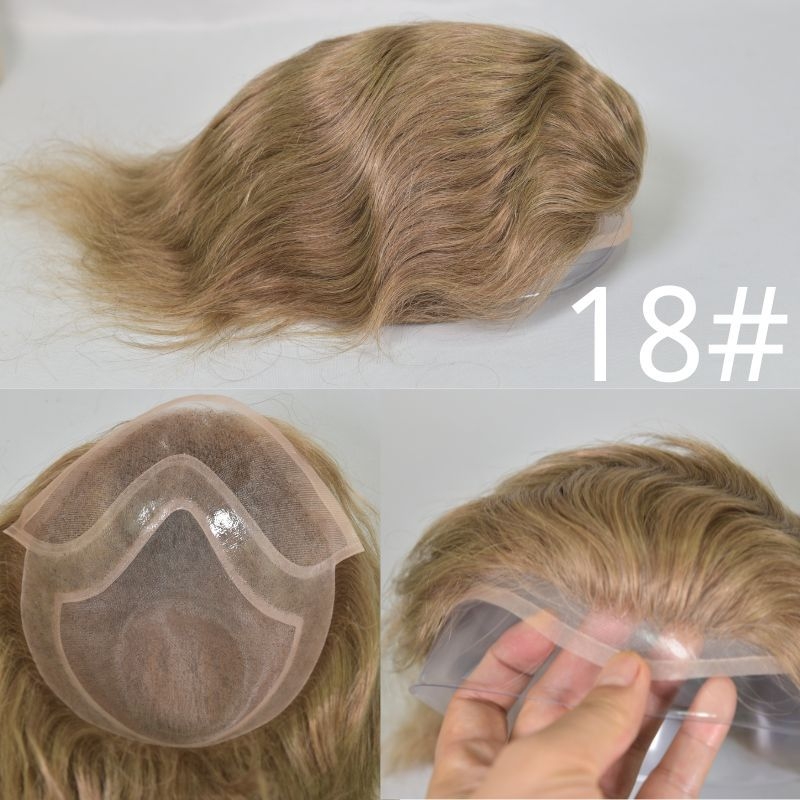 Περούκα κοντών κυμάτων, φυσικό στυλ, πλήρως χειροποίητη υφαντή, μπορεί να βαφτεί ή να περμανθεί