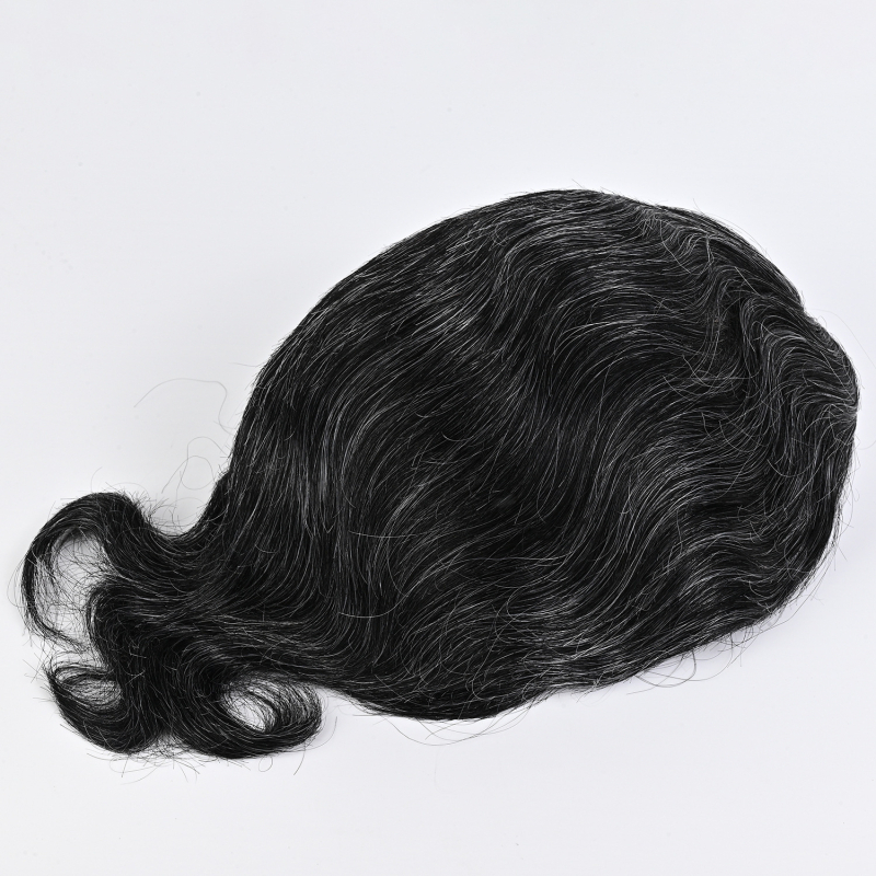 Περούκα κοντών κυμάτων, φυσικό στυλ, πλήρως χειροποίητη υφαντή, μπορεί να βαφτεί ή να περμανθεί