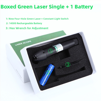 Lazerski ciljnik infracrveni s 4 otvora, podesivi vertikalno i horizontalno; Gold hunter, aluminijska legura, JG13