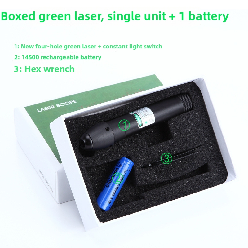 Lazerski ciljnik infracrveni s 4 otvora, podesivi vertikalno i horizontalno; Gold hunter, aluminijska legura, JG13