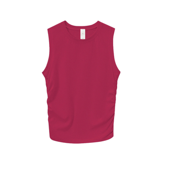 Ženski bezrukavni top za jogu, slim fit, dužina do bokova, brzo se suši, tkanina od najlona i spandeksa (80% najlon, 20% spandeks)