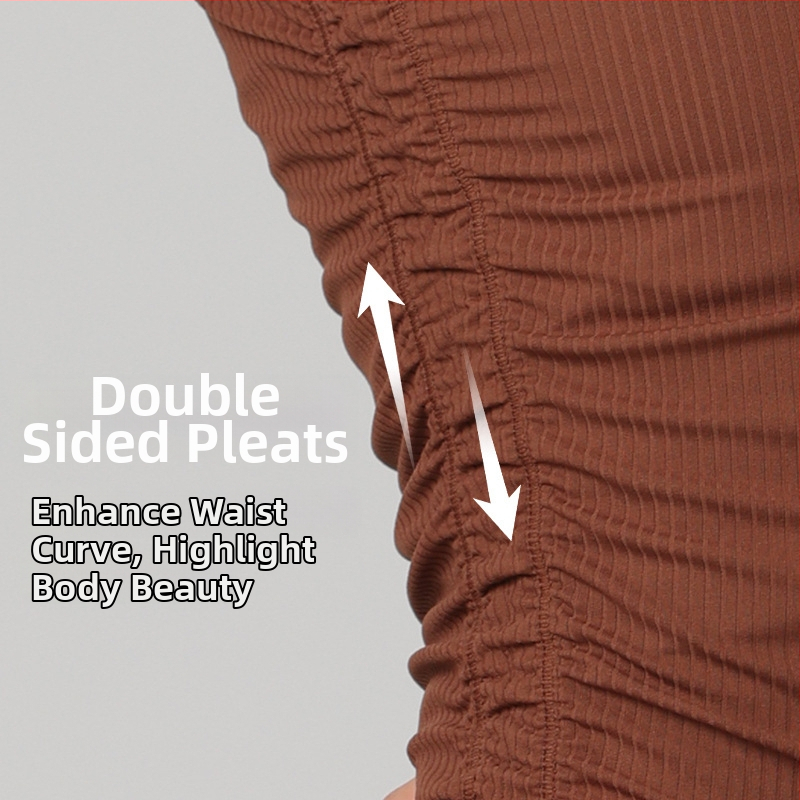 Ženski bezrukavni top za jogu, slim fit, dužina do bokova, brzo se suši, tkanina od najlona i spandeksa (80% najlon, 20% spandeks)