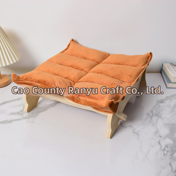 Ξύλινο γατοφωλιό κρεβάτι για γάτες, χειμωνιάτικο ζεστό (Ξύλο, Χειμώνας, Γάτα, Θερμό)