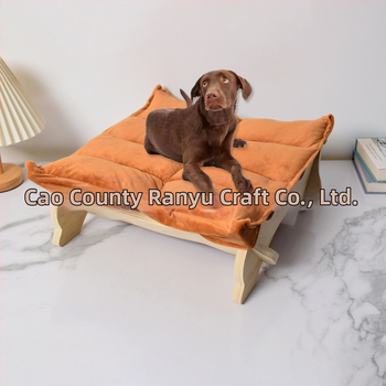 Ξύλινο γατοφωλιό κρεβάτι για γάτες, χειμωνιάτικο ζεστό (Ξύλο, Χειμώνας, Γάτα, Θερμό)