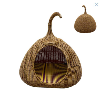 Cuib din plastic pentru pisici – semiînchis, respirabil, cu mai multe niveluri, detașabil și lavabil, pentru toate sezoanele