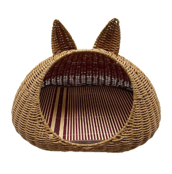 Cuib din plastic pentru pisici – semiînchis, respirabil, cu mai multe niveluri, detașabil și lavabil, pentru toate sezoanele