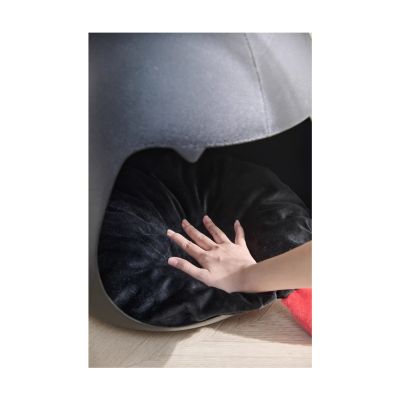 Pat de pisici în formă de dinozaur, material PP, universal pentru toate anotimpurile, respirabil și cald, potrivit pentru pisici și câini mici