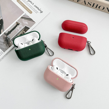 Carcasă de protecție împletită manual din piele sintetică pentru Apple AirPods Pro 2