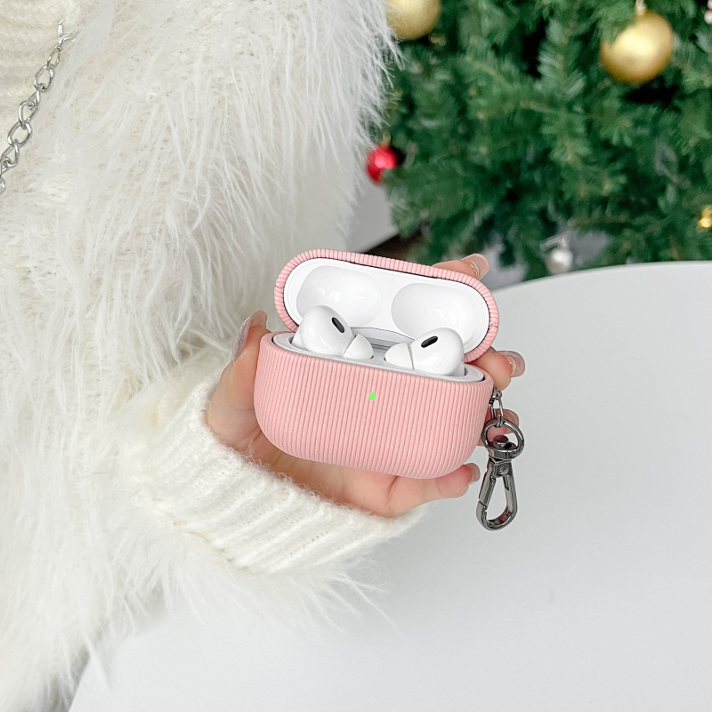 Carcasă de protecție împletită manual din piele sintetică pentru Apple AirPods Pro 2