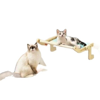 Cuib din lemn pentru pragul ferestrei - Cuib pentru pisici (Cod 009)