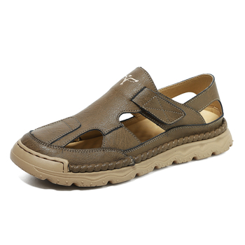 Muške sandale Baotou stil - casual, gornji materijal mikrovlakana koža, potplat PVC, prozračne