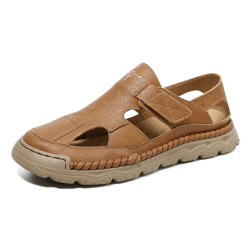 Muške sandale Baotou stil - casual, gornji materijal mikrovlakana koža, potplat PVC, prozračne
