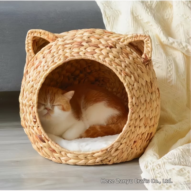 Drveno gnijezdo za mačke – Materijal: drvo; Porijeklo: Shandong; Kategorija proizvoda: gnijezdo za kućne ljubimce; Šifra proizvoda: A25729-cat nest; Pogodno za: mačke